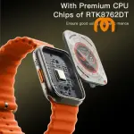 Montre Intelligente Yesido IO19 : Écran IPS 2" et Santé Connectée