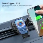 Support de Téléphone à Ventouse C186 : Charge Sans Fil Rapide 15 W et Fixation Sécurisée !
