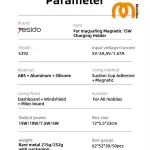 Support de téléphone C292 - Chargement rapide et rotation libre !